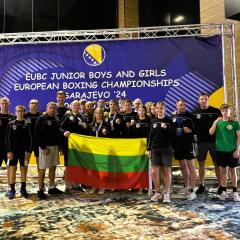 Lietuvos jaunių bokso rinktinė Europos čempionate Bosnijoje ir Hercegovinoje