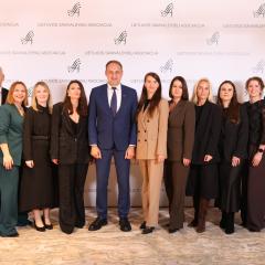 Alytaus miesto savivaldybės delegacija apdovanojimuose