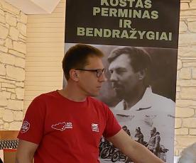 Kosto Permino sūnus Vidmantas.		 Aldonos KUDZIENĖS nuotr.
